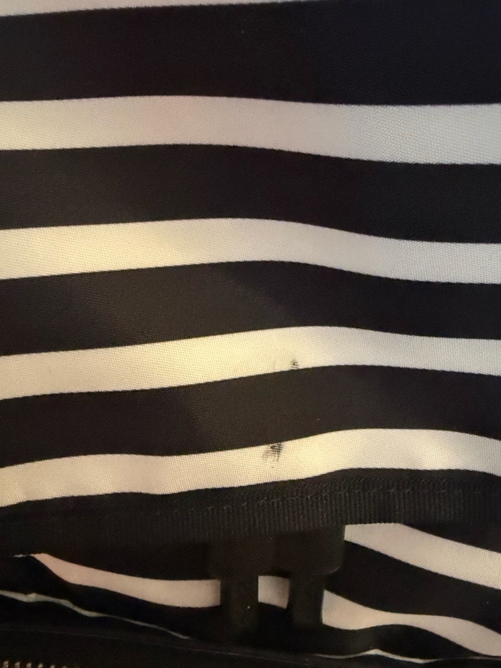 kate spade Black and White Striped Backpack - Picture 2 of 7